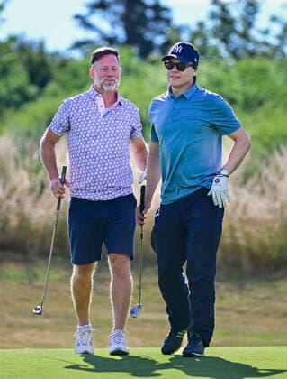BORGHOLM 20220713 Prince Daniel and Peter Jihde played the Victoria Golf Tournament at Ekerum Golf Course on Öland on Wednesday BORGHOLM SWEDEN x10030x  Copyright: xJonasxEkströmer TTx VICTORIAGOLFEN