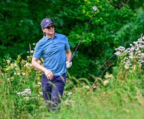 BORGHOLM 20220713 Prince Daniel played the Victoria golf course at Ekerum on Öland on Wednesday BORGHOLM SWEDEN x10030x  Copyright: xJonasxEkströmer TTx VICTORIAGOLFEN
