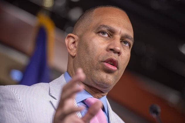 Rep. Hakeem Jeffries, D-NY, speaks during a press conference with other House Democrats at the U.S. Capitol in Washington, DC on Wednesday, June 13, 2022.  WAP20220713302 BONNIExCASH