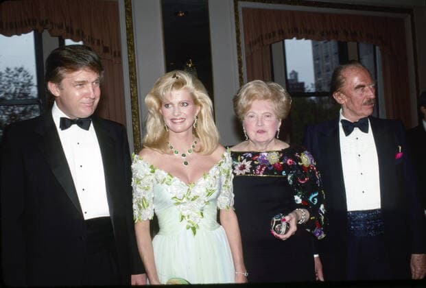 Circa 1985 - New York, New York, U.S. - DONALD TRUMP, IVANA TRUMP, MARY ANNE TRUMP and FRED TRUMP. New York U.S. - ZUMAms4_ 20161112_zaf_ms4_003 Copyright: xSoniaxMoskowitzx