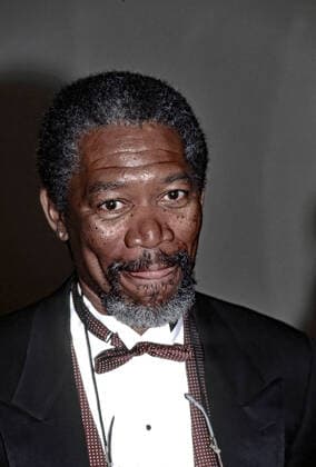 January 1, 1991, Washington, District of Columbia, US: Actor Morgan Freeman arrives at White House State dinner. Washington US - ZUMAr142 19910101_zap_r142_042 Copyright: xMarkxReinsteinx
