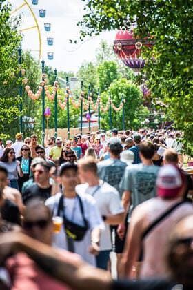 Illustration picture shows the first day of the Tomorrowland electronic music festival, Friday 15 July 2022, in Boom. The 16th edition of the festival takes place on three weekends at the De Schorre terrain in Boom, from 15 to 17 July, from 22 to 24 July 2022 and from 29 to 31 July. The festival had to be postponed for two years in the ongoing corona virus pandemic.  JONASxROOSENS 37506773