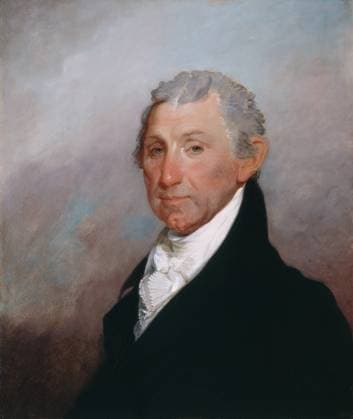 James Monroe by Gilbert Stuart c1817 Gilbert Stuart (American, 1755 - 1828 ), James Monroe, c. 1817, oil on wood, Ailsa Mellon Bruce Fund Copyright: xpiemagsx Natgal10012020-39560 !ACHTUNG AUFNAHMEDATUM GESCHÄTZT!