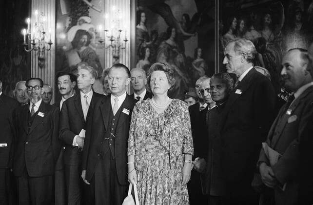 Anefo photo collection. Queen Juliana receives a deputation of the ICO. July 6, 1962 Copyright: xpiemagsx pienatarchpart216092021-65825 !ACHTUNG AUFNAHMEDATUM GESCHÄTZT!