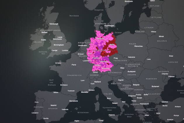 Dashboard des RKI, die 7-Tage-Inzidenz liegt nun bei 752,7 7-Tage-Inzidenz, Dashboard des RKI auf einem Monitor am 16.07.2022 in Siegen Deutschland.