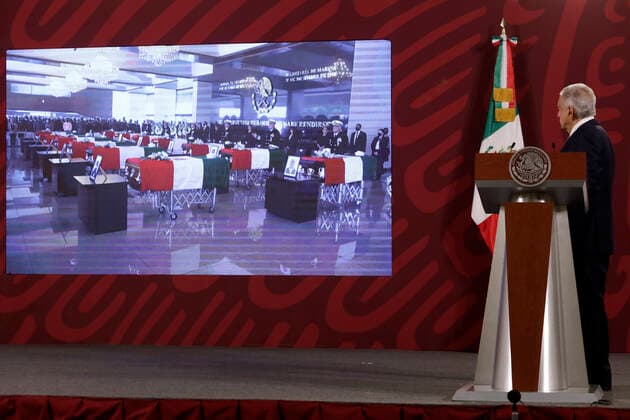 July 18, 2022, Mexico City, Mexico City, Mexico: July 18, 2022, Mexico City, Mexico: Mexican President Andres Manuel Lopez Obrador gesticulates at his daily morning press conference at the National Palace. on July 18, 2022 In Mexico City, Mexico. Mexico City Mexico - ZUMAe321 20220718_zia_e321_045 Copyright: xLuisxBarronx xEyepixxGroupx