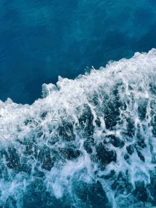 Shot from above on ocean water Copyright: xArtemxVarnitsinxArtemxVarnitsinx