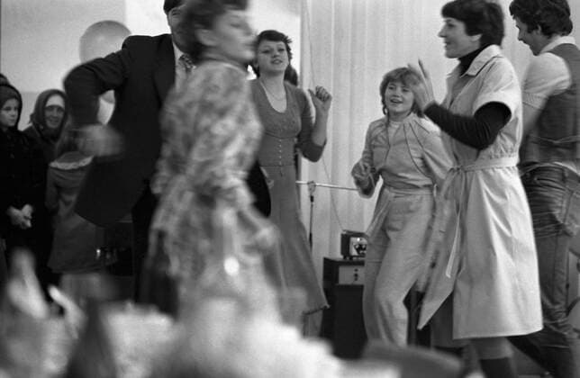 Povadinsky state farm 8231554 01.01.1983 The Povadinsky state farm in the Velyaminovo Village, Moscow Region. A dancing evening in the local club. Alexandr Graschenkov Moscow region Russia  Copyright: xAlexandrxGraschenkovx