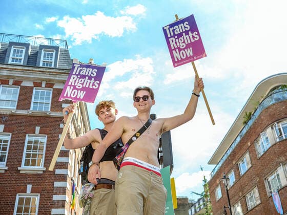 Trans Pride London On 9 July 2022 queer people and allies joined the Trans* Pride in London, UK LGBTQ+ people still face discrimination and bullying in the workplace (and according to an extensive report by Stonewall if you™re Black, Asian or minority ethnic, trans or disabled, the likelihood of facing harassment is even greater). Then there™s the recent move by the Tory government to scrap gender recognition law reforms and the decision to excluded trans people from the UK conversion therapy ban. Last year saw the highest number of transgender murders worldwide, with 375 deaths recorded so no wonder organisers needed to remind everyone that Pride is Protest and London Trans+ Pride is a response to the injustices that trans Copyright: xBELA-VARADIx
