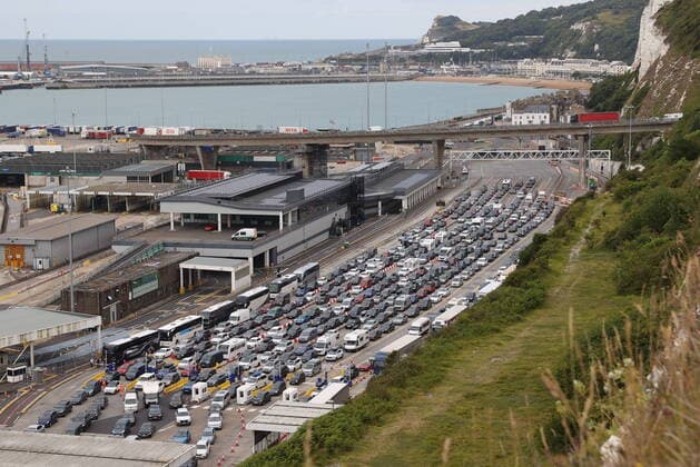News Themen der Woche KW29 . 22 07 2022. Dover, United Kingdom. Chaos at the Dover docks as the Summer getaway continues.  xStephenxLockx xi-Imagesx IIM-23638-0002