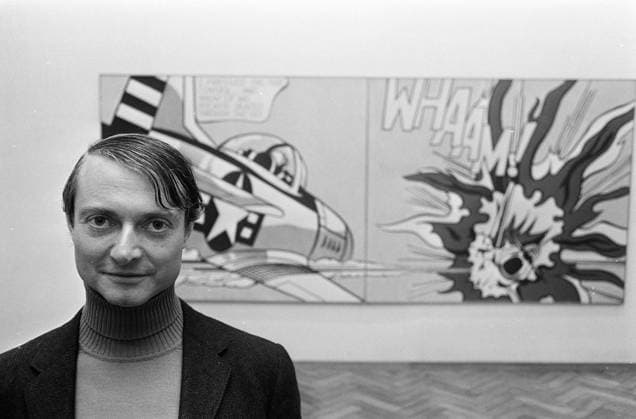 Anefo photo collection. Exhibition Roy Lichtenstein in Stedelijk Museum. Here for one of his canvases. November 3, 1967 Copyright: xpiemagsx pienatarchpart316092021-18690 !ACHTUNG AUFNAHMEDATUM GESCHÄTZT!