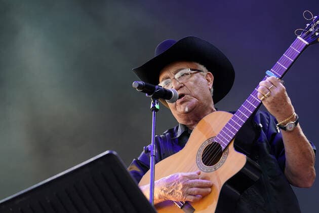 Eliades Ochoa in concert during Las Noches del Botanico. July 21, 2022. (20220721286)