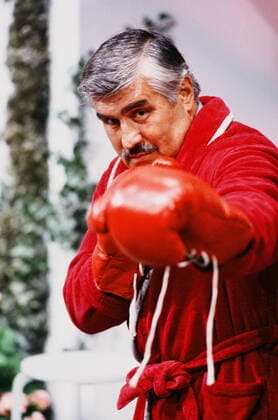 Der deutsche Schauspieler Mario Adorf ARD-Sendung Mensch Meier ARD Studios 10.07.1986, Köln Nordrhein-Westfalen Deutschland Copyright: ZIKxImages UnitedArchiveszikimages183799 EDITORIAL USE ONLY