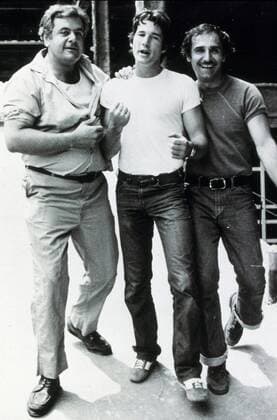 1978, Film Title: BLOODBROTHERS, Director: ROBERT MULLIGAN, Studio: WARNER, Pictured: RICHARD GERE, TONY LoBIANCO, ROBERT MULLIGAN. Hollywood USA  - ZUMA 20020820_dvc_s87_0019871 Copyright: xSNAPx