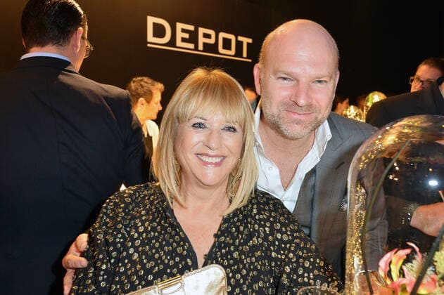 Tribute to Bambi - Berlin Patricia Riekel (Chief editor of the magazines Bunte ) and Christian Gries (CEO DEPOT) attending Tribute to Bambi charity event at STATION-Berlin,Germany, Berlin, 15.10.2015. *** Tribute to Bambi Berlin Patricia Riekel Chief Editor of The Magazines Bunte and Christian Gries CEO Depot attending Tribute to Bambi Charity Event AT Station Berlin, Germany, Berlin, 15 10 2015