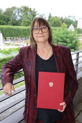 Verleihung Ö Staatspreis für Europäische Literatur Salzburg, Mozarteum, 27. 07. 2022 Ali SMITH - Preisträgerin