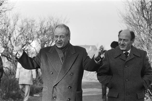 Anefo photo collection. Heineken and Doderer show themselves to the visual press in Noordwijk (for the first time after release). Mr. Heineken (L) and Mr. Doderer. December 2, 1983. Noordwijk, South Holland Copyright: xpiemagsx pienatarchpart417102021-49852 !ACHTUNG AUFNAHMEDATUM GESCHÄTZT!