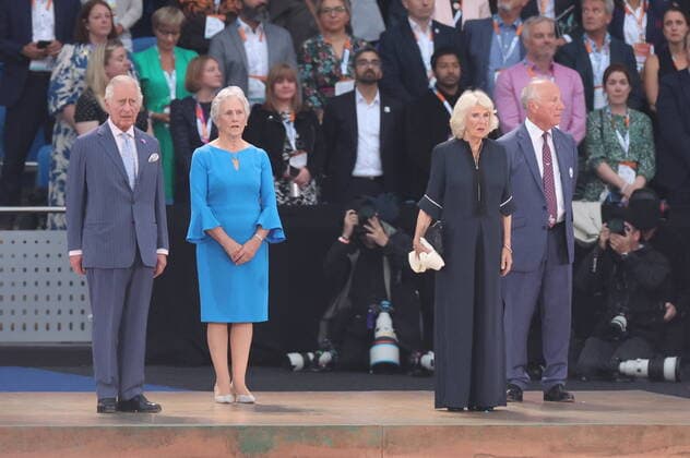 . 28 07 2022. Birmingham , United Kingdom. Prince Charles and Camilla and Prince Edward and Sophie at the opening ceremony of the 2022 Commonwealth Games in Birmingham, United Kingdom.  xStephenxLockx xi-Imagesx IIM-23646-0006