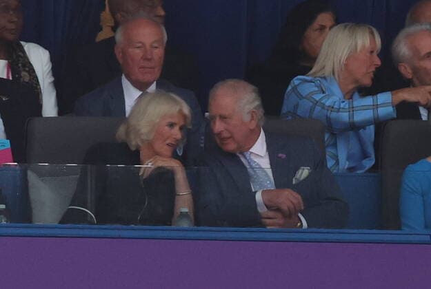. 28 07 2022. Birmingham , United Kingdom. Prince Charles and Camilla and Prince Edward and Sophie at the opening ceremony of the 2022 Commonwealth Games in Birmingham, United Kingdom.  xStephenxLockx xi-Imagesx IIM-23646-0010