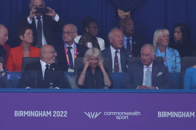 . 28 07 2022. Birmingham , United Kingdom. Prince Charles and Camilla and Prince Edward and Sophie at the opening ceremony of the 2022 Commonwealth Games in Birmingham, United Kingdom.  xStephenxLockx xi-Imagesx IIM-23646-0014