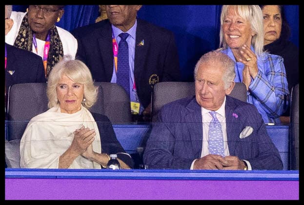 . 28 07 2022. Birmingham , United Kingdom. Prince Charles and Camilla at the opening ceremony of the 2022 Commonwealth Games in Birmingham, United Kingdom.  xStephenxLockx xi-Imagesx IIM-23646-0051