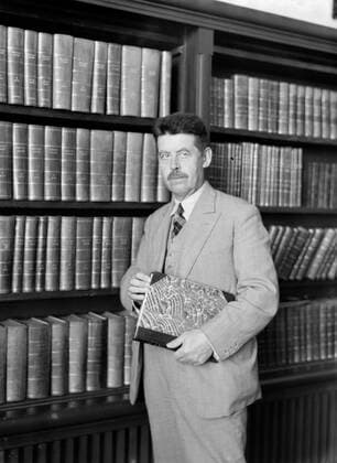 Poll photo collection. Iceland. Portrait of GuÃ°mundur Finnbogason, historian and librarian of the national library. 1934. Iceland, Reykjavik Copyright: xpiemagsx pienatarchpart630102021-18681 !ACHTUNG AUFNAHMEDATUM GESCHÄTZT!