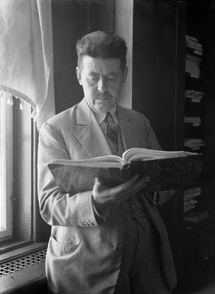 Poll photo collection. Iceland. Portrait of GuÃ°mundur Finnbogason, historian and librarian of the national library. 1934. Iceland, Reykjavik Copyright: xpiemagsx pienatarchpart630102021-18682 !ACHTUNG AUFNAHMEDATUM GESCHÄTZT!