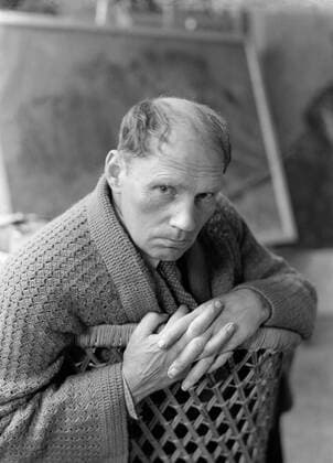 Poll photo collection. Iceland. Portrait of the painter Johannes Sveinsson Kjarval. 1934. Iceland Copyright: xpiemagsx pienatarchpart630102021-18783 !ACHTUNG AUFNAHMEDATUM GESCHÄTZT!