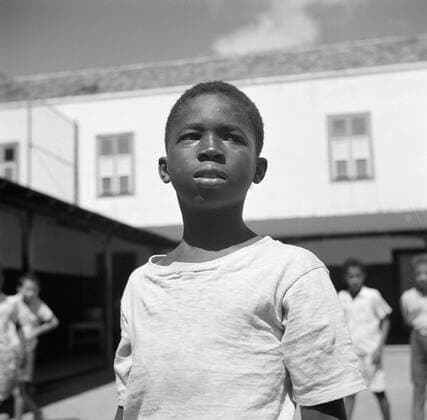 Poll photo collection. Travel to Venezuela and the Eastern Caribbean. Apprentice of the School of the Scherpenheuvel Monastery on Curacao. 1948. Curacao Copyright: xpiemagsx pienatarchpart630102021-27370 !ACHTUNG AUFNAHMEDATUM GESCHÄTZT!