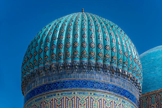 Mausoleum of Khoja Ahmed Yasawi, UNESCO World Heritage Site, Turkistan, Kazakhstan, Central Asia, Asia Copyright: MichaelxRunkel 1184-7192