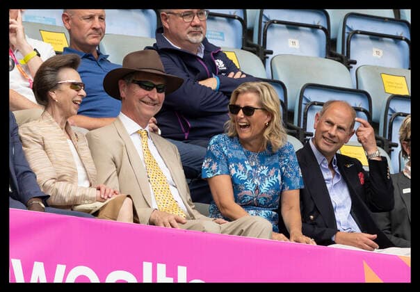 . 29 07 2022. Birmingham, United Kingdom. Princess Anne, Tim Laurence and Prince Edward and Sophie watch the Rugby Sevens at the 2022 Commonwealth Games in Birmingham, United Kingdom.  xStephenxLockx xi-Imagesx IIM-23650-0030