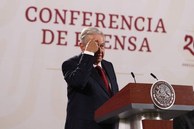 July 29, 2022, Mexico City, Mexico City, Mexico: July 29, 2022, Mexico City, Mexico: MexicoÃ¢â‚¬â ¢s President, Andres Manuel Lopez Obrador meets with Mexican media to response their questions during his Daily Briefing conference at National Palace. on July 29, 2022. Mexico City Mexico - ZUMAe321 20220729_zia_e321_072 Copyright: xIsmaelxRosas xEyepixxGroupx