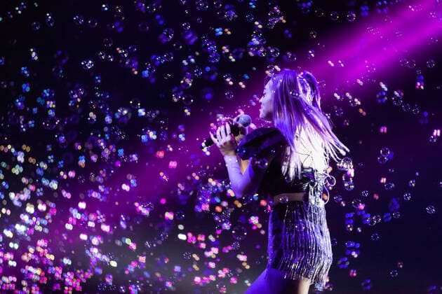 AleXa in concert at Otakon K-pop star AleXa sings in a sea of bubbles at Otakon, a celebration of Asian pop culture. Washington DC United States  Copyright: xAllisonxBaileyx originalFilename: bailey-alexainc220729_npKE3.jpg