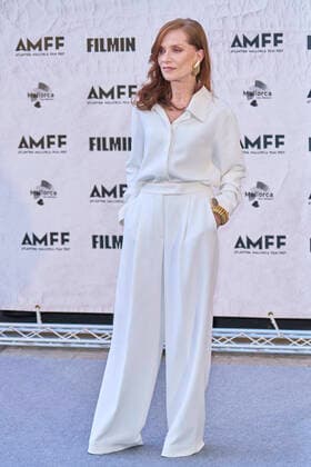31-07-2022 Palma French actress Isabelle Huppert attend the closing gala of the 12th edition of the Atlantida Mallorca film fest at the Cultural Mercy center on Palma de Mallorca. No Spain Â  Copyright: xPPEx