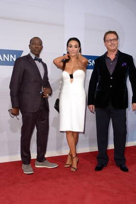 Bertelsmann Party 2016 - Berlin Wesley Snipes, Verona Pooth und Bernhard Fritsch bei der Bertelsmann Party 2016 Hauptstadt-Repraesentanz Unter den Linden 1 in Berlin. Berlin 08.09.2016. *** Bertelsmann Party 2016 Berlin Wesley snipes, Verona Pooth and Bernhard Fritsch at the Bertelsmann Party 2016 Capital Repraesentanz at the Linden 1 in Berlin Berlin 08 09 2016