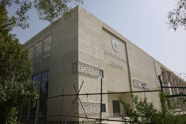 (220802) -- KABUL, Aug. 2, 2022 -- Photo taken on July 31, 2022 shows the China-funded teaching building and auditorium at Kabul University in Kabul, Afghanistan. A ceremony was held in Kabul, the capital of Afghanistan, on Sunday to inaugurate China-funded teaching building and auditorium at Kabul University. TO GO WITH China-funded building, auditorium inaugurated at Kabul University (Photo by Xinhua) AFGHANISTAN-CHINA-TEACHING BUILDING-INAUGURATION SaifurahmanxSafi 