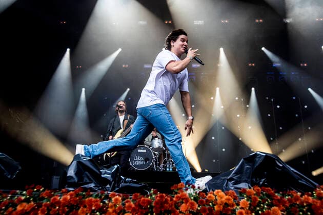Entertainment Themen der Woche KW31 Entertainment Bilder des Tages Lukas Graham live at SmukFest 2022, Skanderborg, Denmark Skanderborg, Denmark. 03rd, August 2022. The Danish band Lukas Graham performs a live concert during the Danish music festival SmukFest 2022 in Skanderborg. Here singer Lukas Forchhammer is seen live on stage. Skanderborg Denmark  Copyright: xGonzalesxPhoto LassexLagonix