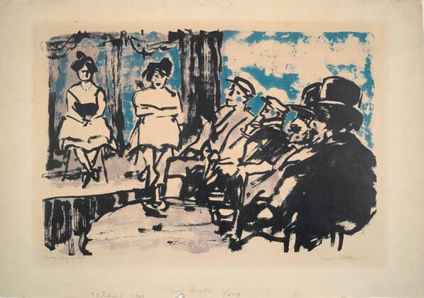 Tingel-Tangel III. Artist: Emil Nolde, German, 1867 1956 Copyright: xpiemagsx yaleartpiemags28022022-5160 !ACHTUNG AUFNAHMEDATUM GESCHÄTZT!