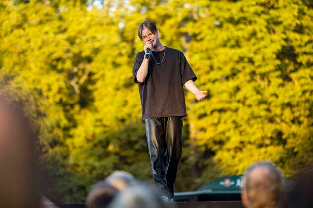 Egon Werler live beim Apoldaer Musiksommer 2022 auf der Festwiese in der Herressener Promenade. Apolda, 06.08.2022