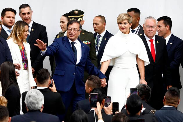 News Themen der Woche KW31 Bogota, 7 de agosto de 2022. El nuevo presidente de Colombia, Gustavo Petro durante la Ceremonia de Transmision de Mando Presidencial de Colombia. Dragomir Yankovic Aton Chile, Bogota Colombia Aton_629488 *** Bogota, August 7, 2022 The new President of Colombia, Gustavo Petro during the Ceremony of Transfer of Presidential Command of Colombia Dragomir Yankovic Aton Chile, Bogota Colombia Aton 629488  Copyright: DRAGOMIRxYANKOVIC ATONxCHILE