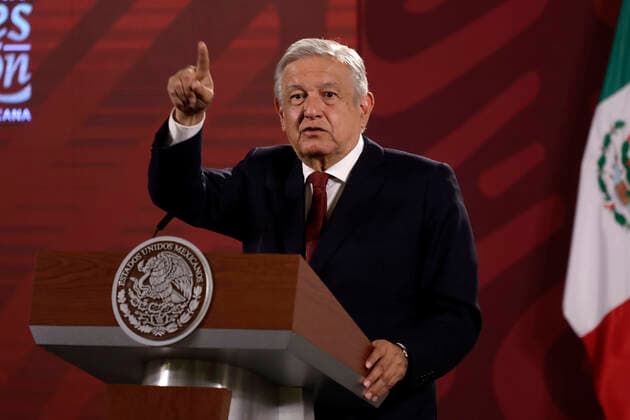 August 8, 2022, Mexico City, Mexico City, Mexico: August 8, 2022, Mexico City, Mexico: Mexican President Andres Manuel Lopez Obrador during his daily morning press conference before the press at the National Palace in Mexico City. on August 8, 2022 in Mexico City, Mexico. Mexico City Mexico - ZUMAe321 20220808_zia_e321_039 Copyright: xLuisxBarronx xEyepixxGroupx