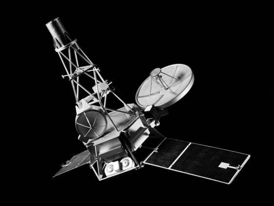 A model of the Mariner-C spacecraft at the National Aeronautics and Space Administration Copyright: xpiemagsx piemagsspace-159517 !ACHTUNG AUFNAHMEDATUM GESCHÄTZT!