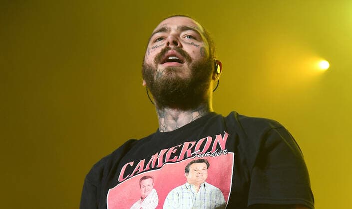 Post Malone performs during the 2022 Outside Lands Music and Arts Festival at Golden Gate Park on August 07, 2022 in San Francisco, California. Photo: Casey Flanigan imageSPACE MediaPunch Copyright: ximageSPACEx
