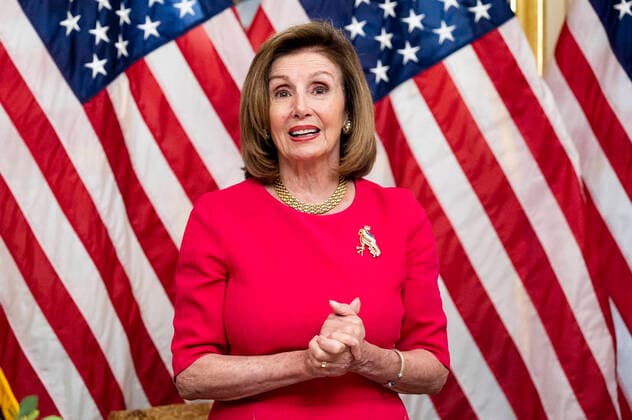 News Themen der Woche KW32 August 9, 2022, Washington, District of Columbia, United States: House Speaker NANCY PELOSI (D-CA) speaking at a bill enrollment for S. 3373, the SFC Heath Robinson Honoring our PACT Act of 2022, which will strengthen and expand medical care and benefits to veterans who were exposed to toxic burn pits. Washington United States - ZUMAb161 20220809_zap_b161_013 Copyright: xMichaelxBrochsteinx