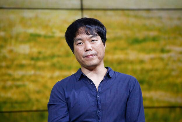 Kim Jin-Woo, August 9, 2022 : South Korean director Kim Jin-Woo attends a production press conference for upcoming Netflix original series A Model Family in Seoul, South Korea.  , aflo_195482084.jpg,