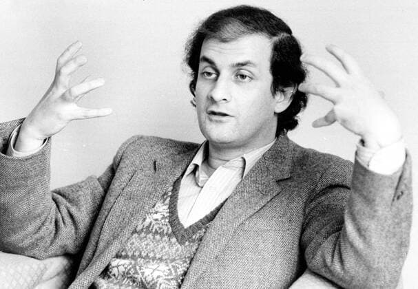 Archivbilder der Woche KW32 Oct 17, 1983 - Toronto, Ontario, Canada - SALMAN RUSHDIE. Toronto Canada  - ZUMAt14_ 19831017_mdm_t14_748 Copyright: xReg.xInnellx