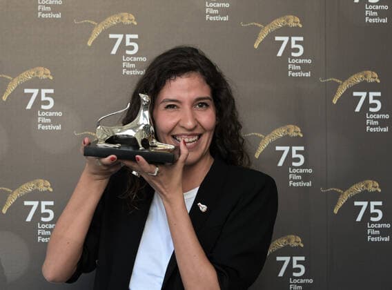 Locarno, Swiss Locarno Film Festival 2022 Award Ceremony photocall Valentina Maurel director Tengo suenos electricos fim Pardo for Best Director In the picture: Valentina Maurel  Copyright: xNickxZonnax xipa-agency.netx xNickxZonnax