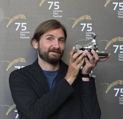 Locarno, Swiss Locarno Film Festival 2022 Award Ceremony Palmares photocall In the picture: Goran Malkovic director Pardo for Best Actor Cineasti del Presente Competition  Copyright: xNickxZonnax xipa-agency.netx xNickxZonnax
