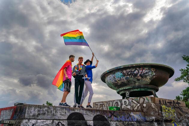 Entertainment Themen der Woche KW32 Participants join the rainbow parade during the Prague Pride 2022 festival of LGBT+ minorities that culminated in Prague, Czech Republic, on Saturday, August 13th, 2022. (CTKxPhoto RenexFluger) CTKPhotoF202208140944801 