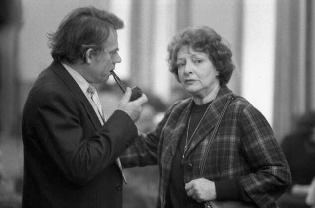 Conference of socialist countries theater communities 8231905 01.04.1983 A conference of members of theater communities from socialist countries, Theater Figures For Peace. Actress Dina Cocea, president of the Romanian Association for Artists from Theatre and Music Institutions, during a break in sessions. Valeriy Shustov Moscow Russia  Copyright: xValeriyxShustovx